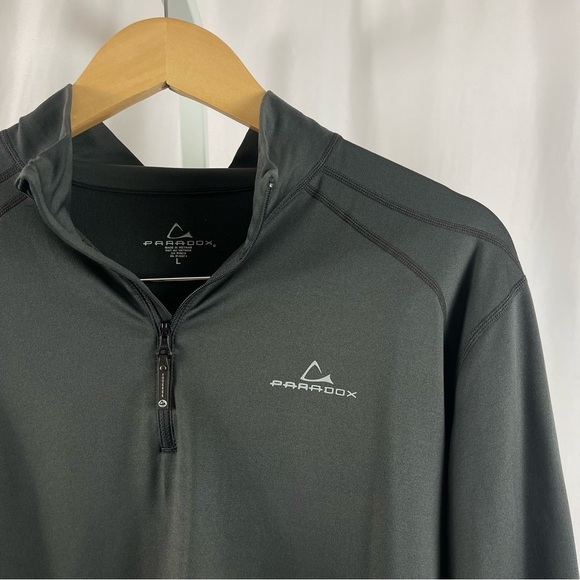 Paradox Large Fleece Inner Fall Winter Base Layer Half Zip Pullover Outdoor - Picture 9 of 9